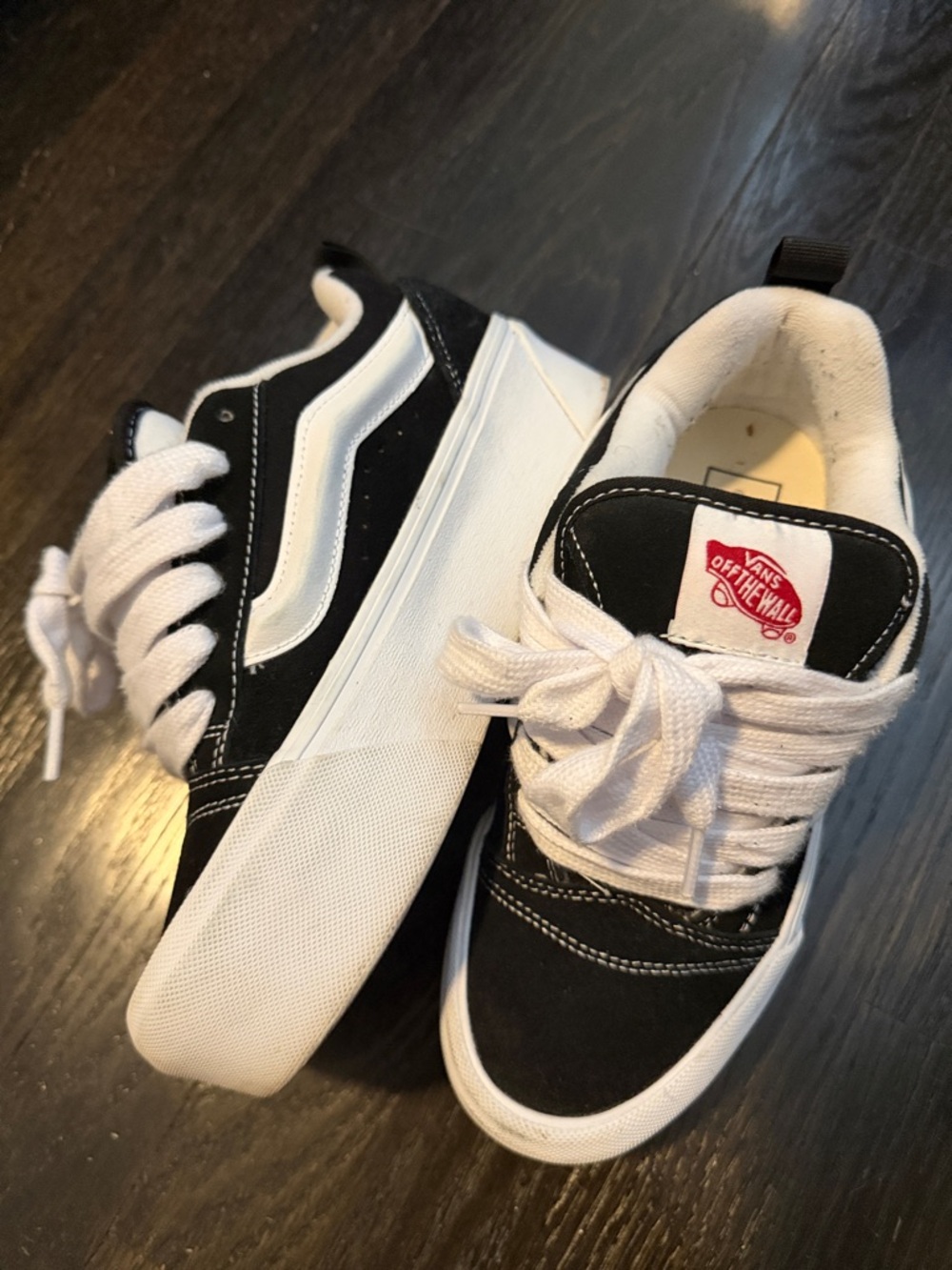 Vans Black and White Old Skool Skate Shoes